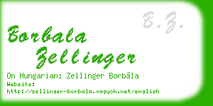 borbala zellinger business card